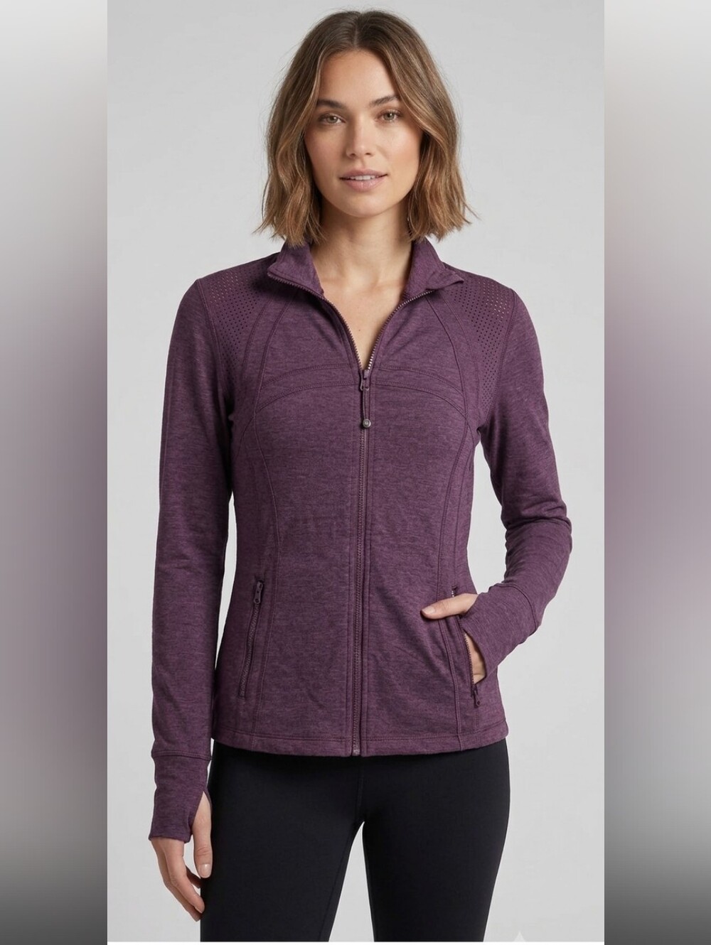 Tangerine Oxblood Women's Active Jacket